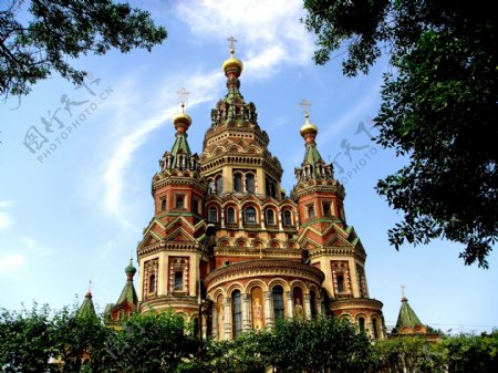 俄罗斯圣彼得堡滴血大教堂