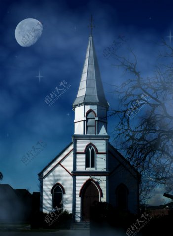 教堂建筑效果图片