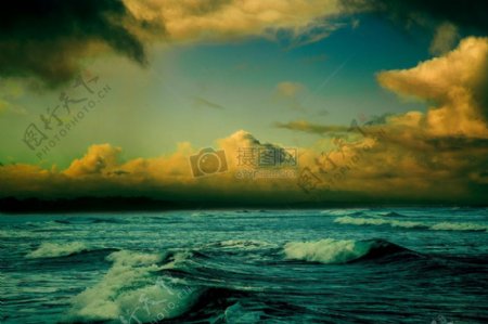 海自然天空日落海滩水云海洋海浪日出黄昏黄昏背景