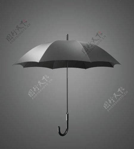 黑色雨伞图片