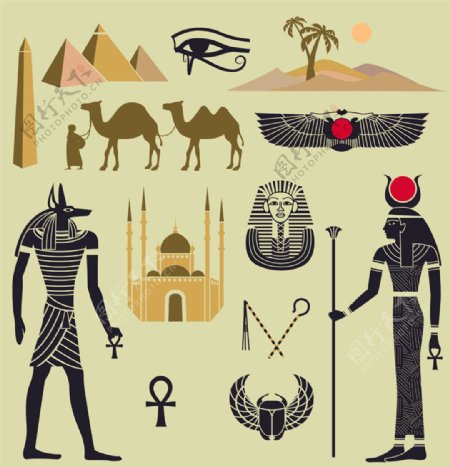 古埃及壁画图片