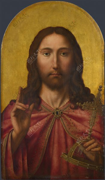 耶稣肖像画图片