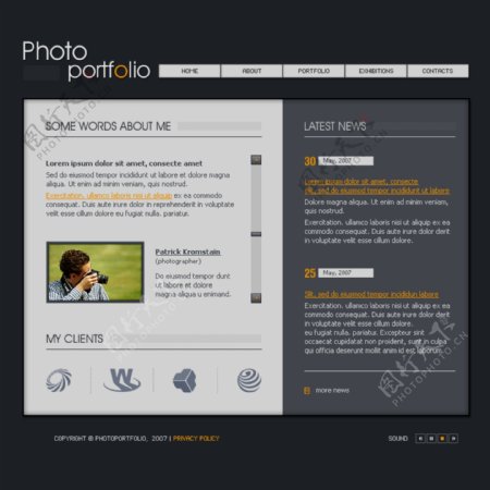 国外创意商业制作网页网站设计图片