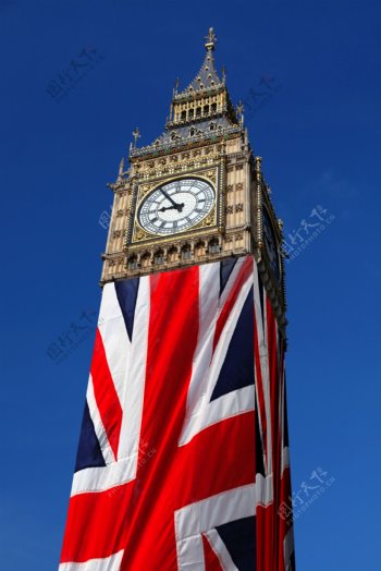 英国国旗大本钟