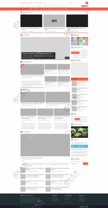 网站模板WEB页面网站网页设计