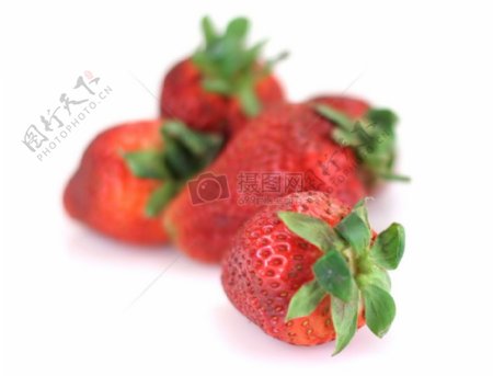 新鲜的草莓特写