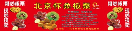 北京怀柔板栗海报
