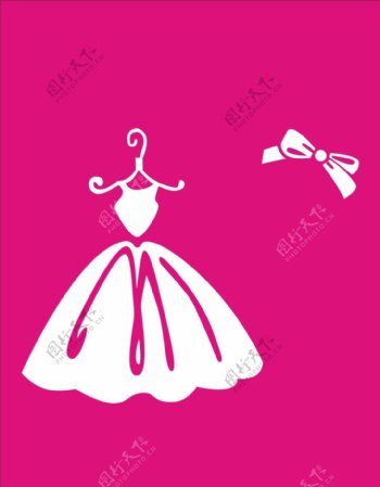 新感觉小裙子粉红色衣服logo