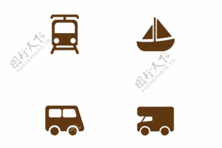 交通工具图标icon