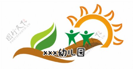 幼儿园园徽logo