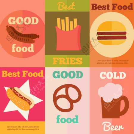 快速食品海报图片