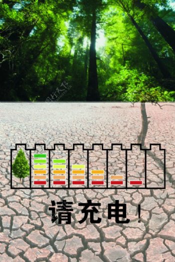 创意保护环境海报