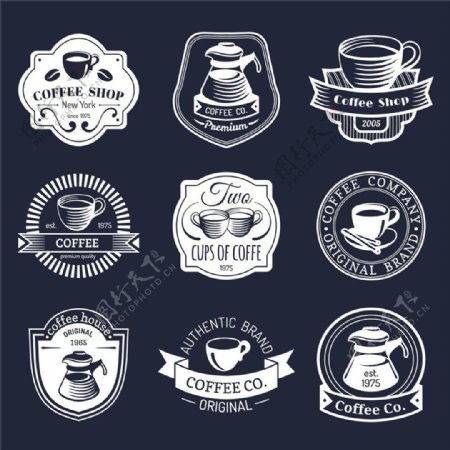咖啡餐饮标志图片