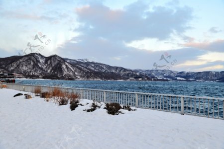 日本北海道洞爷湖风景