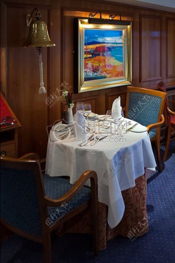 巡航船上的餐厅