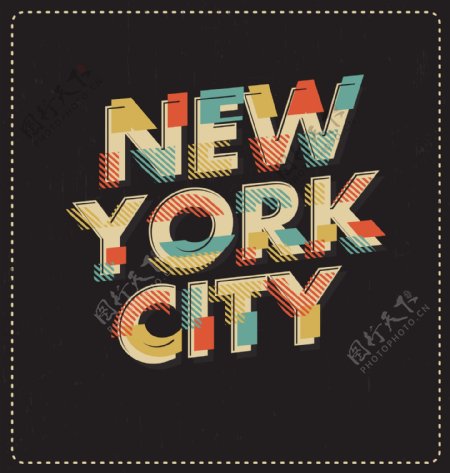 纽约背景设计
