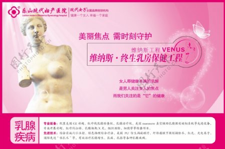 乐山现代妇产医院乳房保健工程