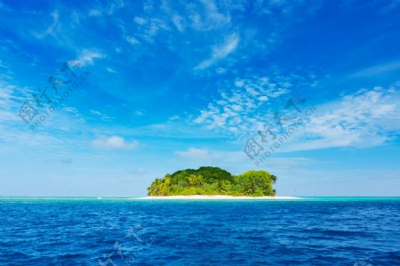 海洋岛屿风景图片