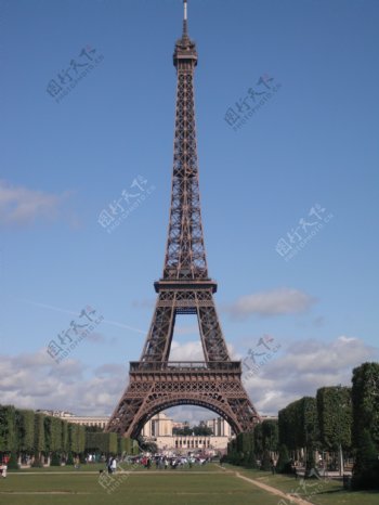 美丽的法国巴黎铁塔图片