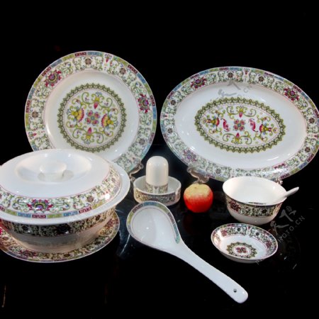 套装瓷器中式餐具图片