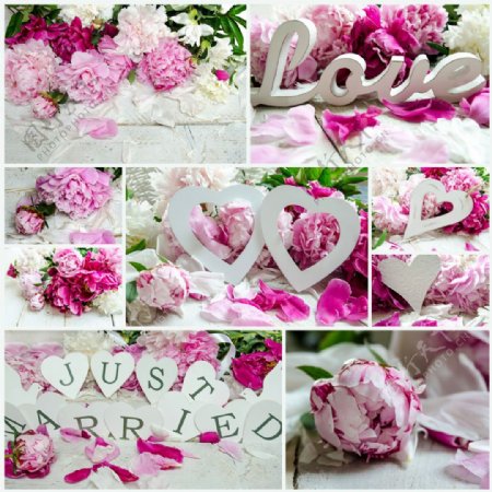 婚礼花卉装饰图片
