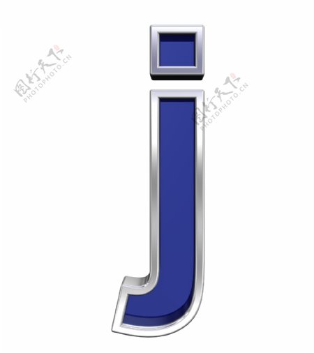 小写字母在字母表的蓝色玻璃铬框架