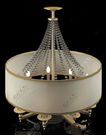 浪漫的蜡烛吊灯3D模型