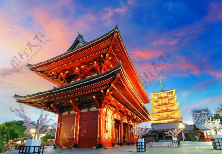 浅草寺建筑美景图片