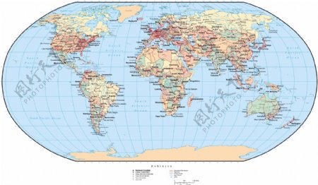世界地图矢量的矢量世界地图