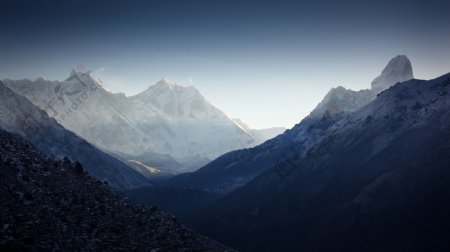 雄伟的喜马拉雅山脉