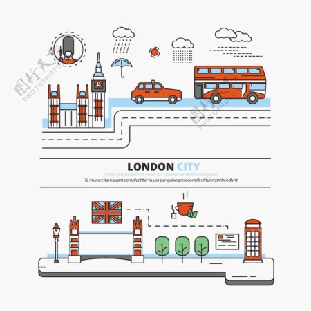 伦敦城市平面设计