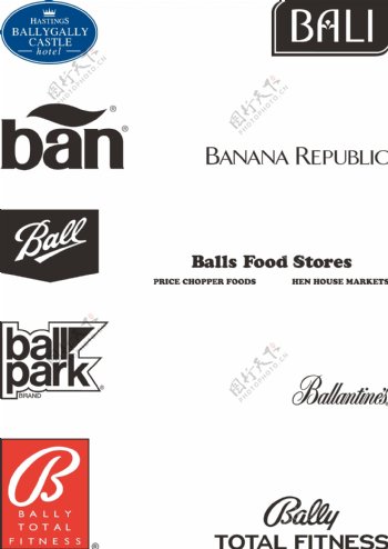 banbal开头logo标志图片