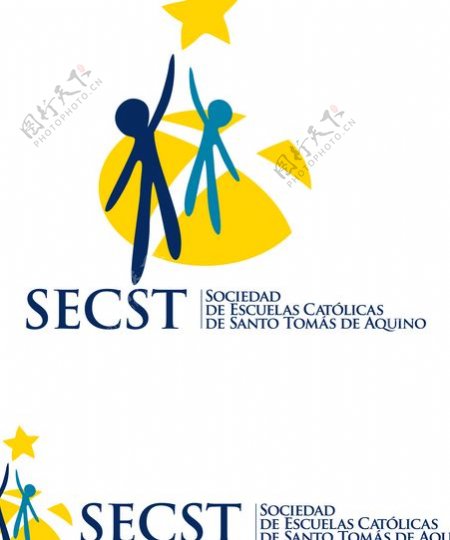 SECSTlogo设计欣赏SECST高级中学LOGO下载标志设计欣赏