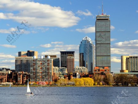 波士顿高楼风景图片