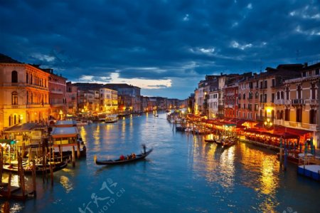 夜色下的威尼斯图片图片