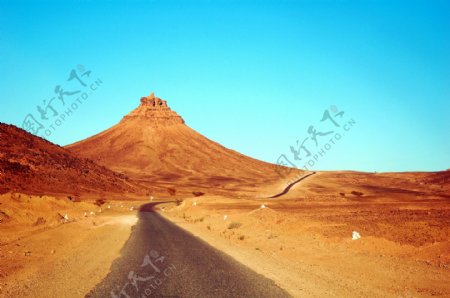 戈壁沙漠风景图片