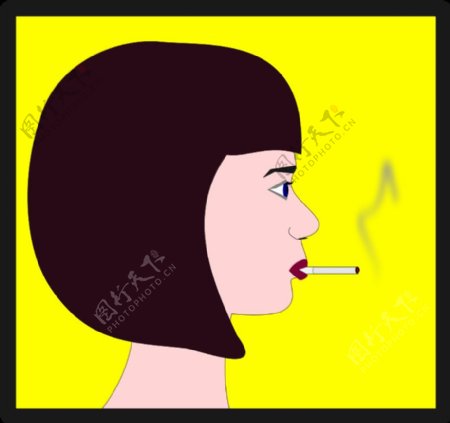女人与香烟