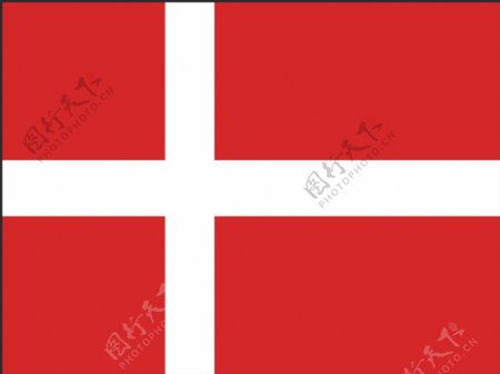 矢量丹麦国旗