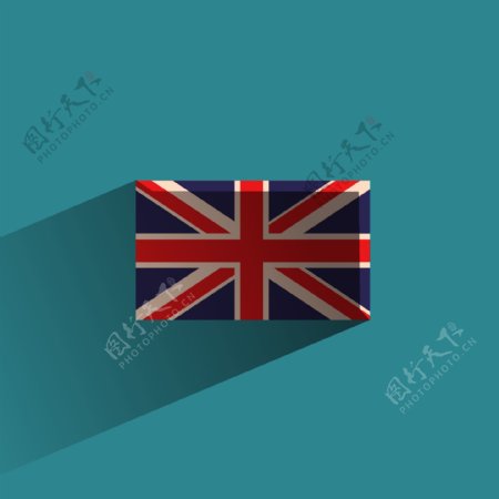 英国国旗矢量图标图片