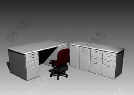 办公桌3D办公家具模型20080918更新4