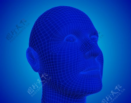 一款3D立体人物头像矢量素材