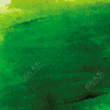 与水彩画的艺术背景绿色
