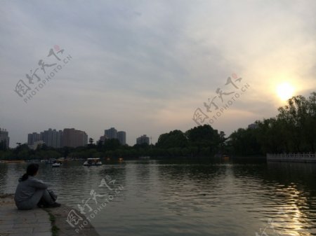 西安兴庆公园图片
