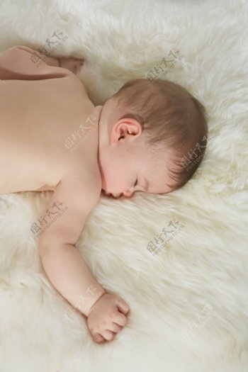 睡觉的宝宝图片