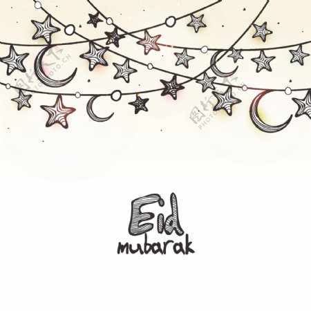 装饰EidMubarak背景
