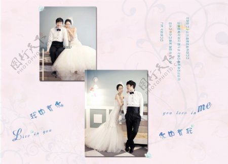 韩式婚纱模板图片