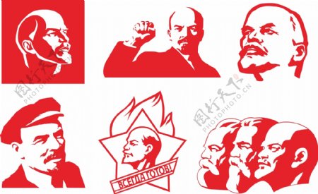 列宁头像