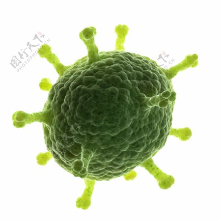 球状生物病毒图片