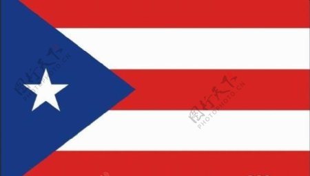 矢量波多黎各国旗