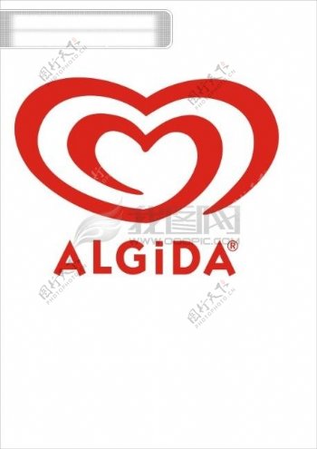矢量标志logo标志品牌ALGIDA